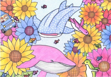 「花畑とアクアリウム」