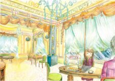 長楽館でロココなアフタヌーンティーを