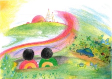 丘の上の遊園地