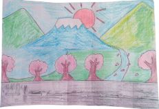 キレイな富士山