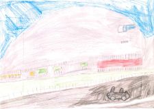 札幌ドームで野球観戦