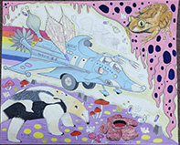 未来の生態系と共存する人工光合成動力カー