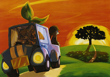 「森で暮らしている獣の開発」