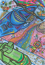 「Futures  car sky＆ground」