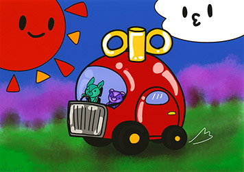 「ゼンマイ車」